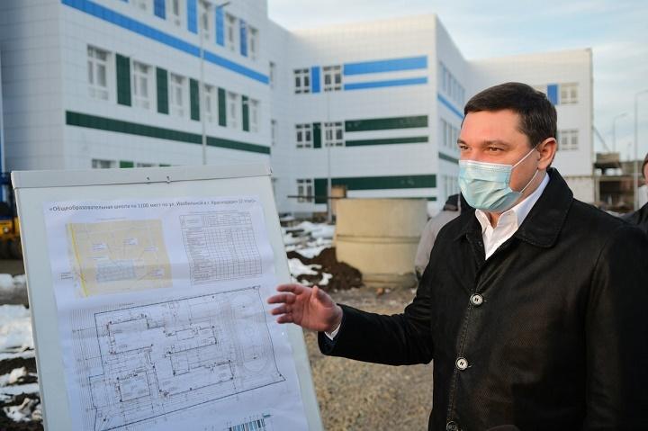 В поселке Российском на Кубани «проблемную» школу достроят в первом полугодии 2021 года