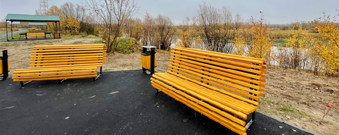 В Томской области открылась набережная с мангальной зоной и торшерами