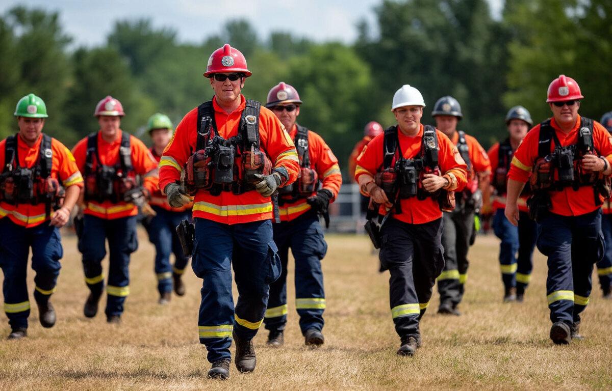 В Саранске состоялись первые забеги чемпионата мира по пожарно-спасательному спорту