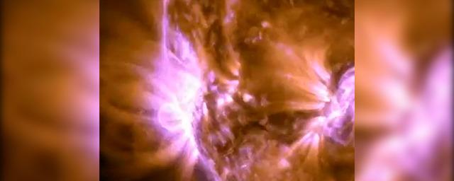 NASA опубликовало видеозапись мощной вспышки класса X на Солнце