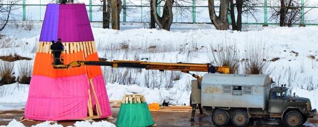 На реке Вологда установят чучело Масленицы