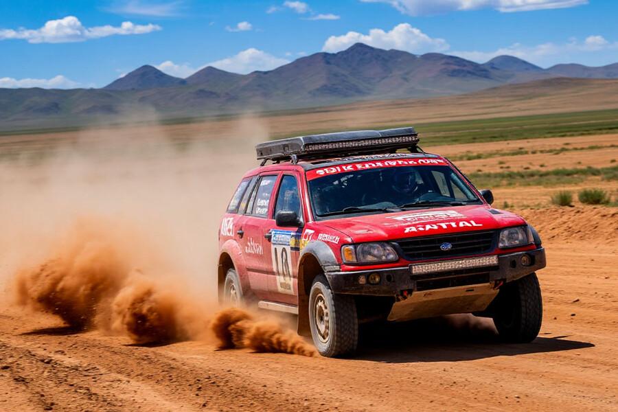 Финиш ралли «Шёлковый путь» в Горно-Алтайске