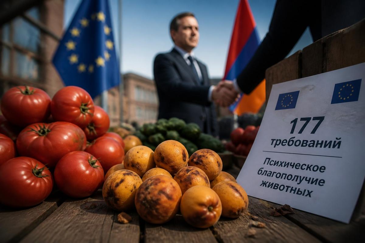 Помидоры слишком жирные, абрикосы не по стандарту: как ЕС в очередной раз «кинул» Армению