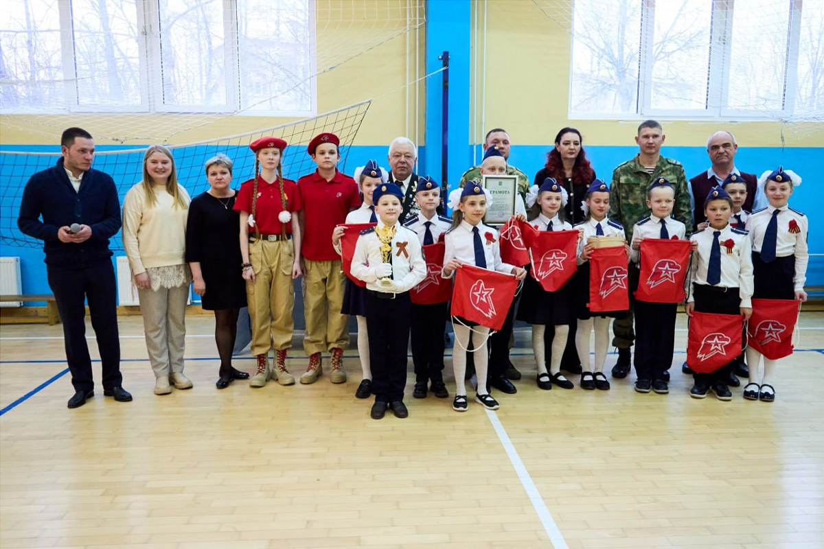 В городском округе Пушкинский провели смотр строя и песни к 80-летию Победы