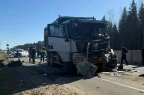В ДТП с грузовиком MAN погибла семья из Перми