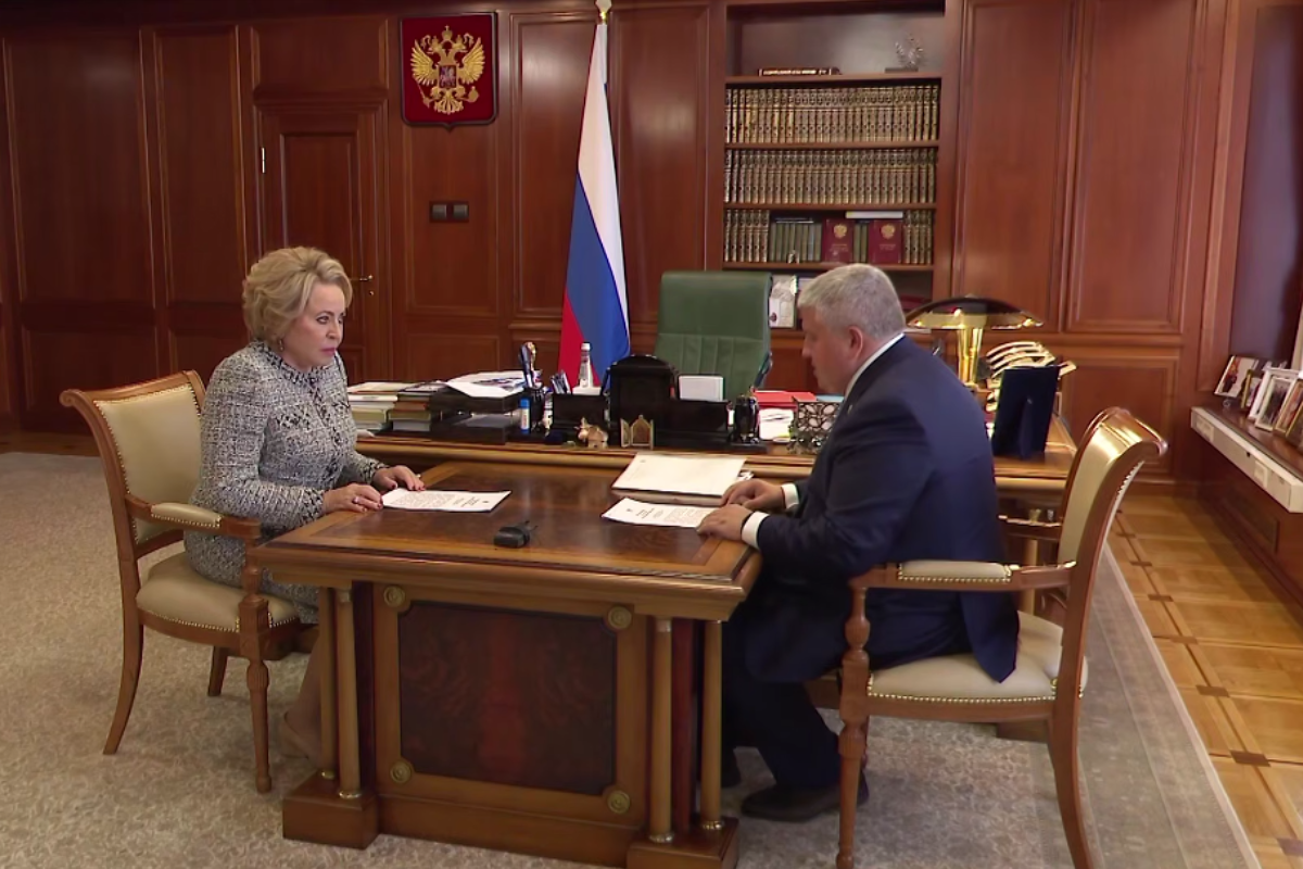 Врио губернатора Новгородской области Александр Дронов обсудил с Валентиной Матвиенко подготовку к форуму «Историко-культурное наследие России»