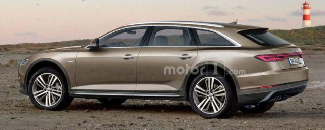 В интернете появились первые рендеры Audi A6 Allroad 2019 года