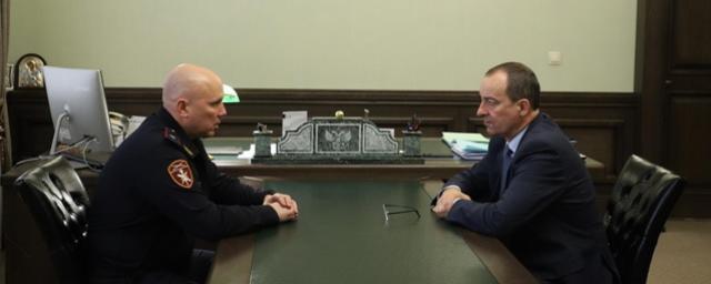 Спикер ЗС Кубани провел встречу с начальником регионального управления Росгвардии