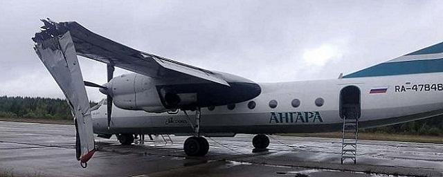 Пассажирский самолет с поврежденным крылом экстренно сел в Иркутской области