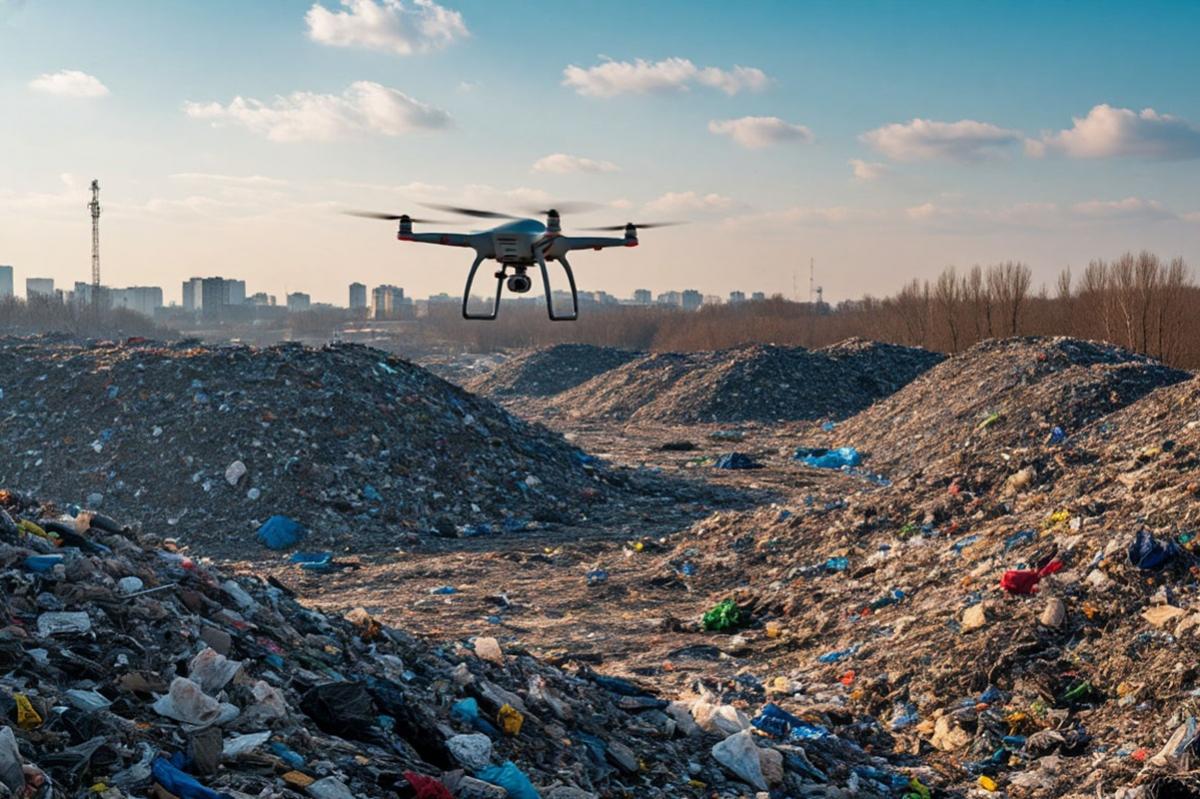Борьба с мусорными свалками: в Новосибирской области за нарушителями следят дроны