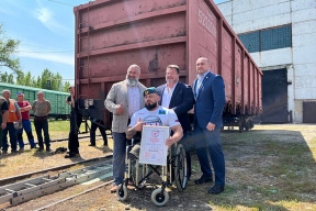 Потерявший ноги ветеран СВО установил мировой рекорд