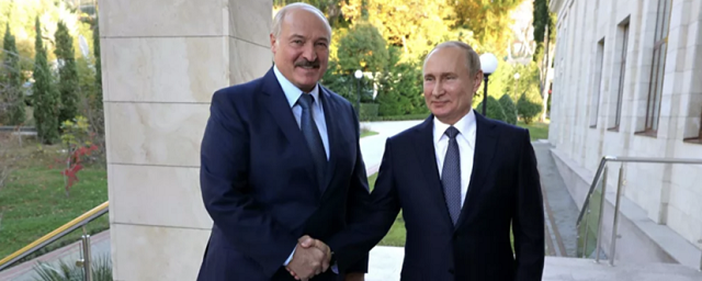 Путин и Лукашенко поздравили друг друга с юбилеем Союзного государства