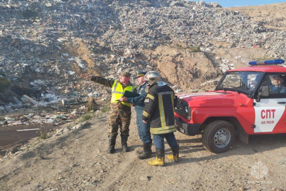 В Верхней Пышме на третий день было ликвидировано открытое горение на полигоне ТБО