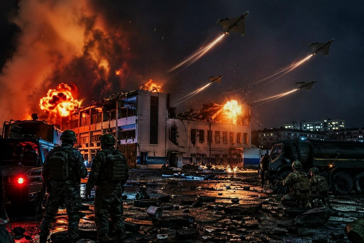 Ночной удар по «Флешу»: ВСУ в панике. Как наши «Герани» достают заказчиков терактов