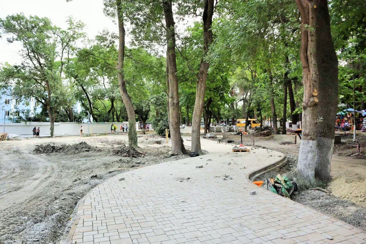 В Геленджике началось создание парка «Дивный» в селе Дивноморском