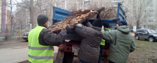 Из Ульяновска вывезли 620 кубометров мусора