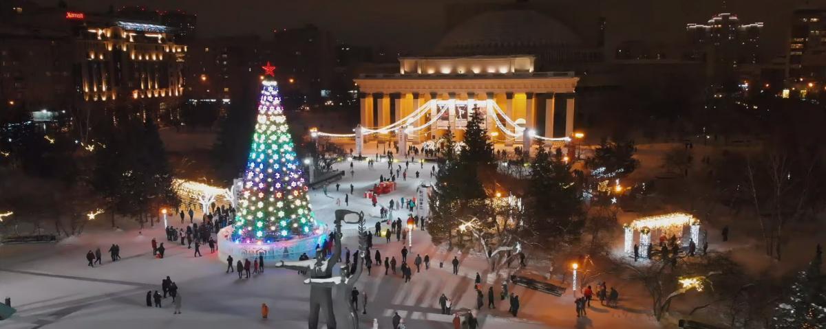 Каток, прославивший Новосибирск на всю страну, сняли на видео