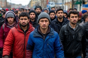 Бытовки на замке, документы в снег: как 327 мигрантов встречали полицию в Ленобласти