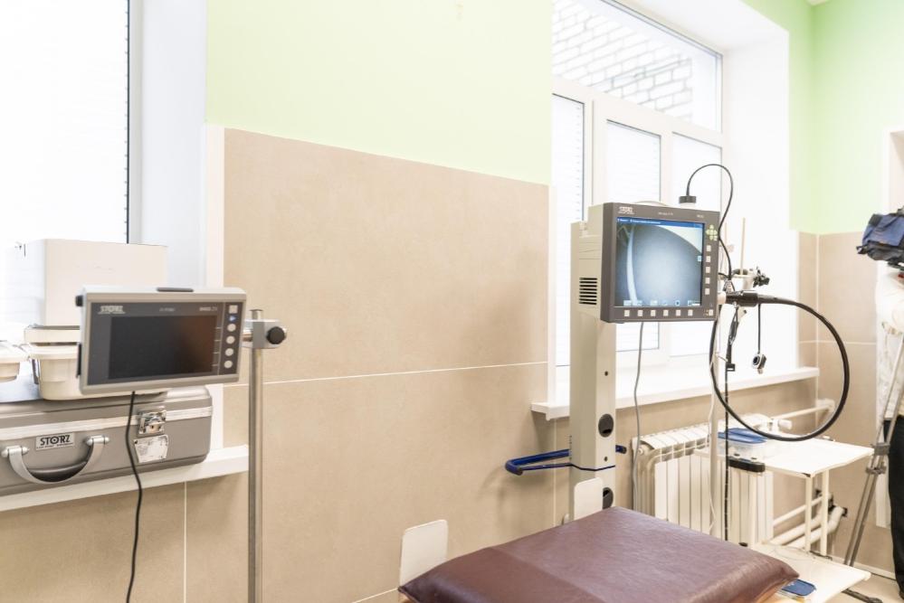 В поликлинику города Ливны в Орловской области привезли новое оборудование после капремонта