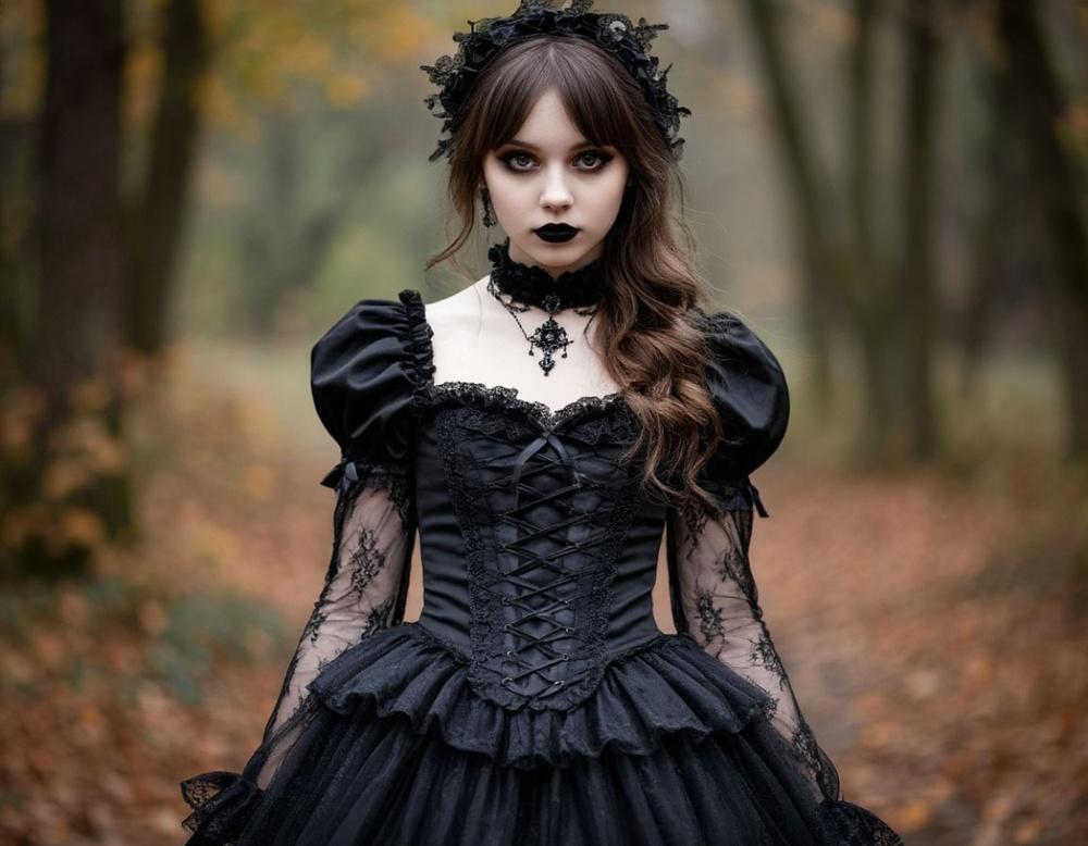 Сериал Wednesday взвинтил спрос на готические платья