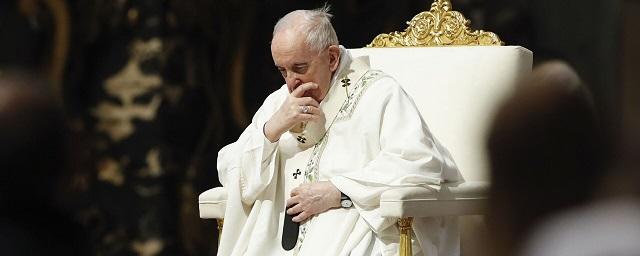 Папа Римский из-за сильной простуды отменил все встречи и выступления
