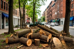 В Орле горожане требуют восстановить зелёные зоны и прекратить вырубку деревьев