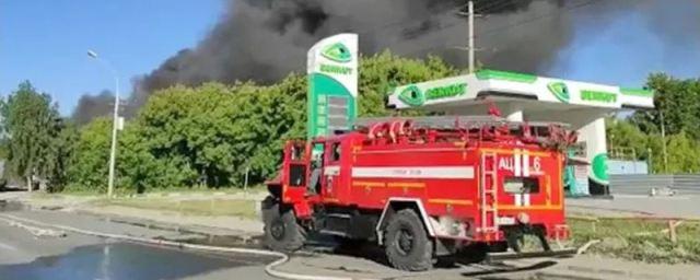 Возгорание на АГЗС в Новосибирске полностью потушено