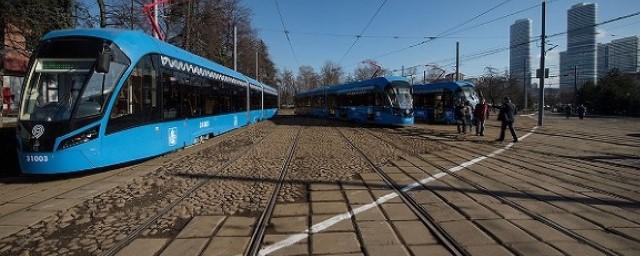 В Москве на маршрут вышли трамваи нового поколения «Витязь-М»