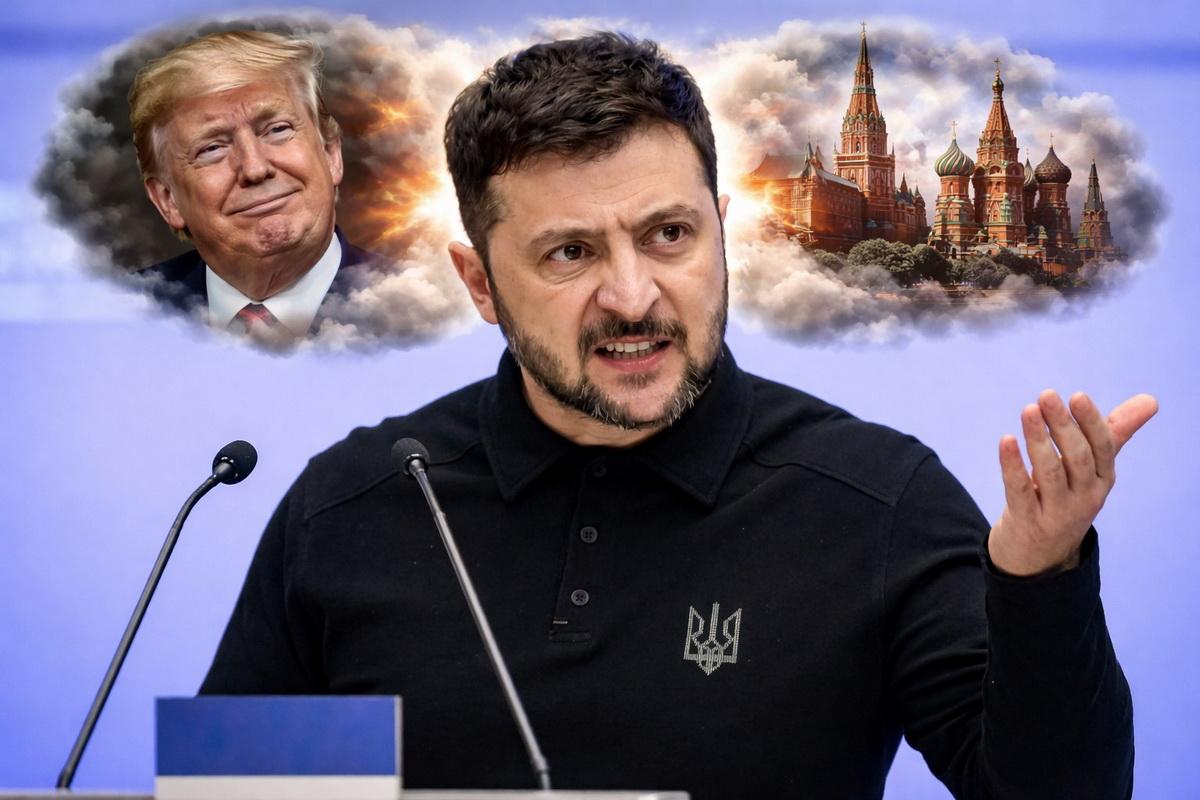Придумал, поверил, заврался. Зеленский рассказал о «сорванном наступлении» России и предательстве Трампа