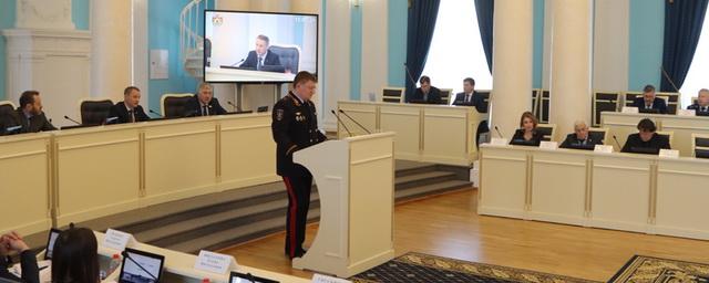 Депутаты областной Думы обсудили отчет о работе полиции в 2019 году