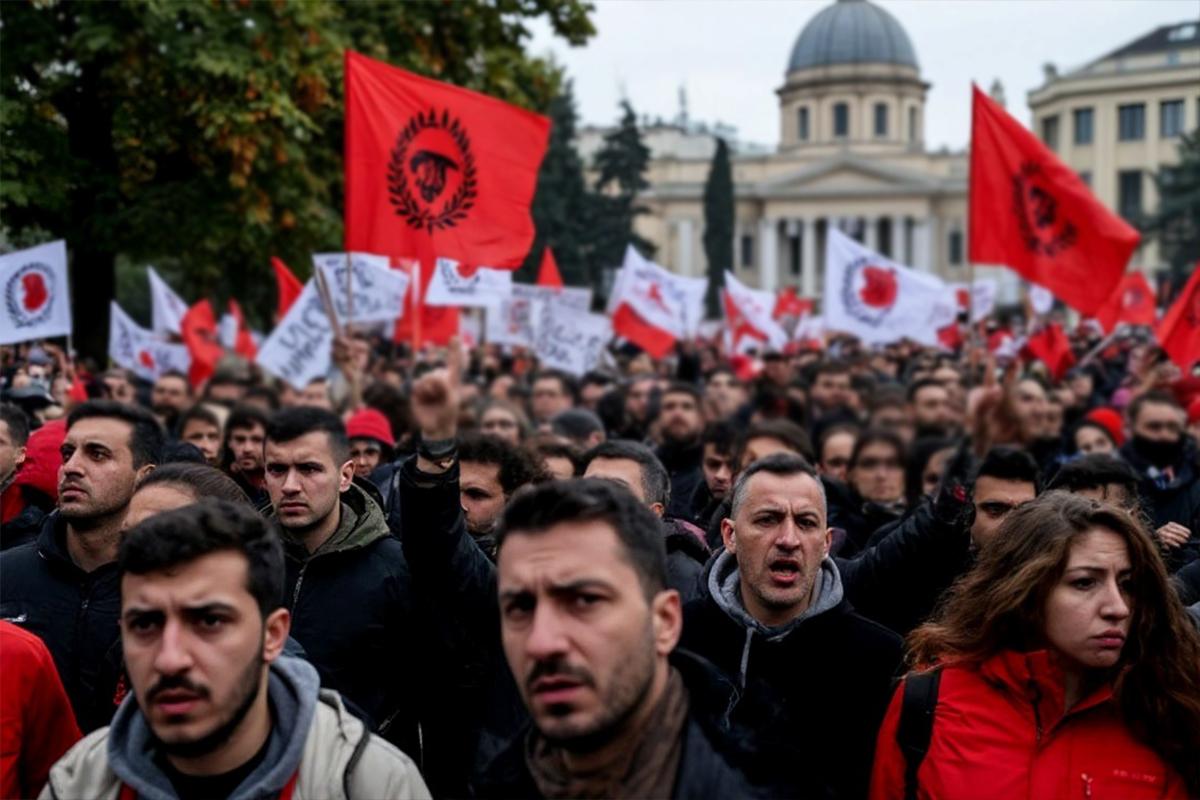 Розовые фламинго против колючей проволоки: в Албании десятый день не стихает «революция» из-за курорта зятя Трампа