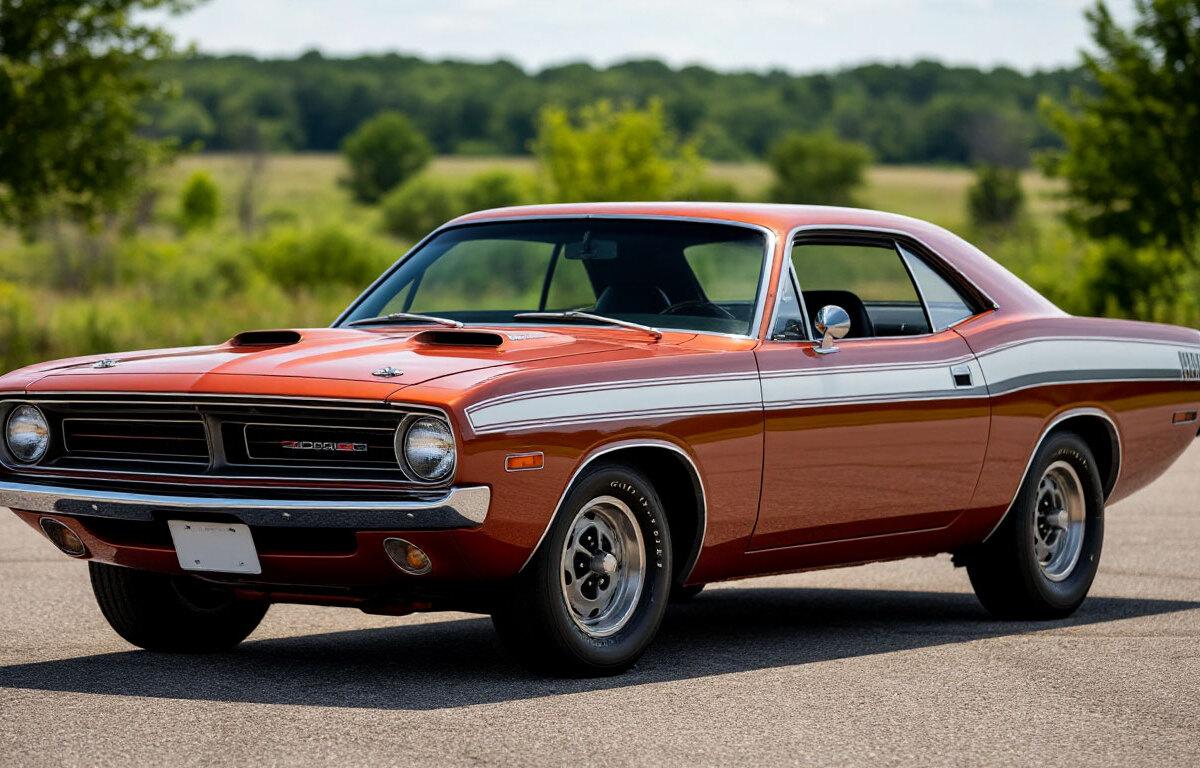 Владелец восстановил маслкар Plymouth Barracuda 1969