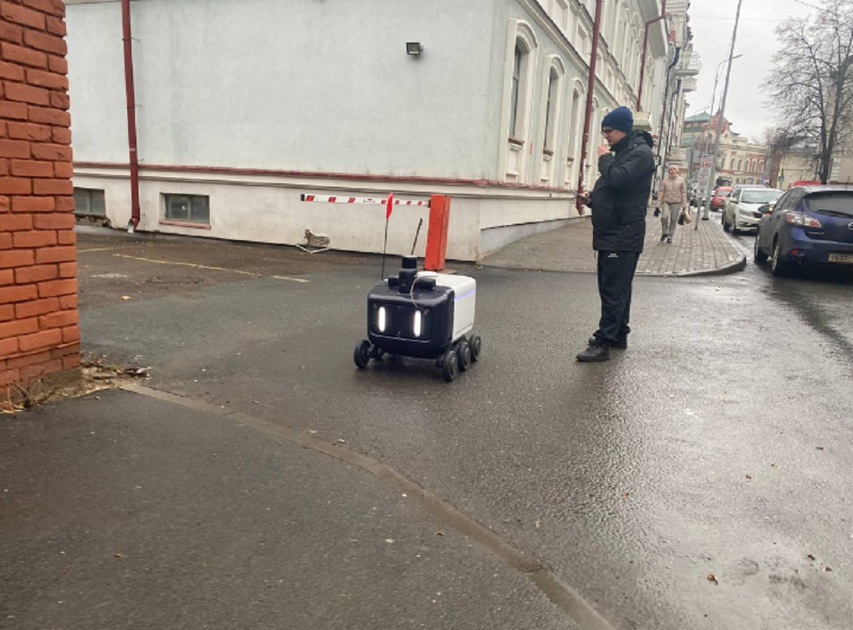 С декабря в центре Казани начнут функционировать роботы-доставщики