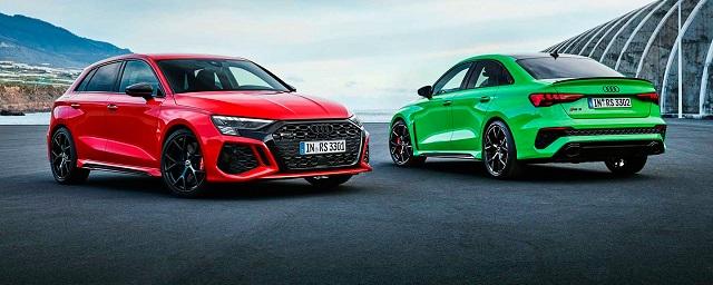 Audi показала новые хэтчбек и седан RS3
