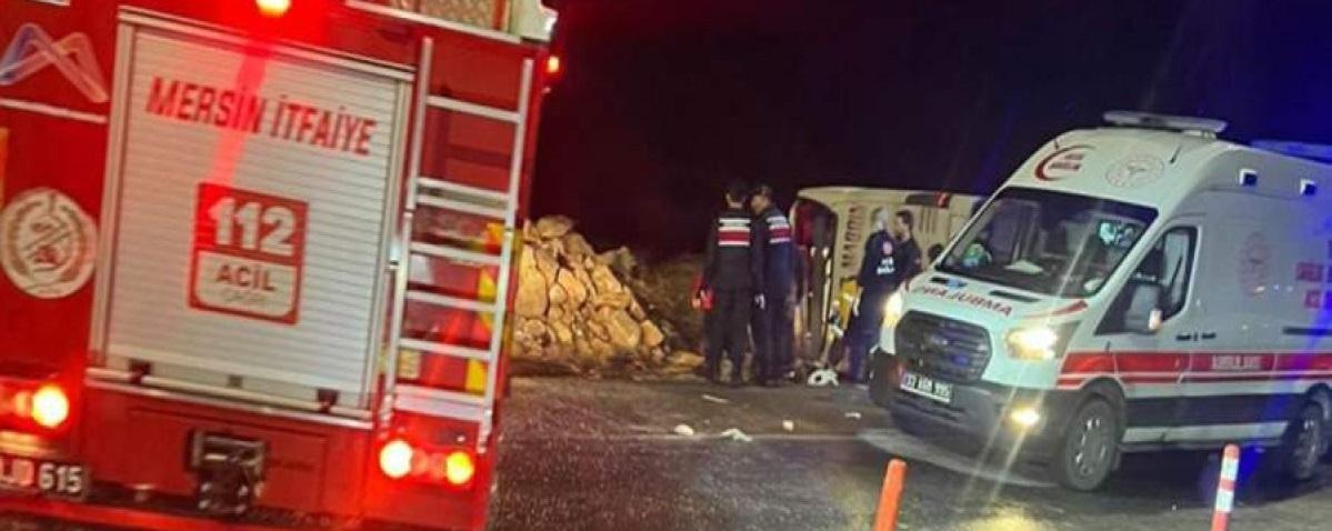 В ДТП с автобусом на юго-востоке Турции погибли девять человек и 30 ранены, россиян среди них нет
