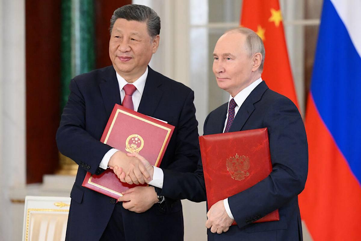 В рамках визита Путина Россия и Китай подписали 22 документа о сотрудничестве