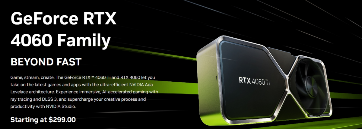 Nvidia выпустила видеокарту GeForce RTX 4060 Ti 16GB за 500 долларов