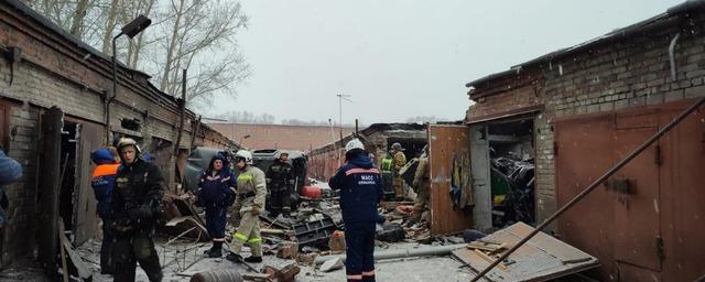В Новосибирске произошел взрыв газового баллона в одном из гаражных кооперативов