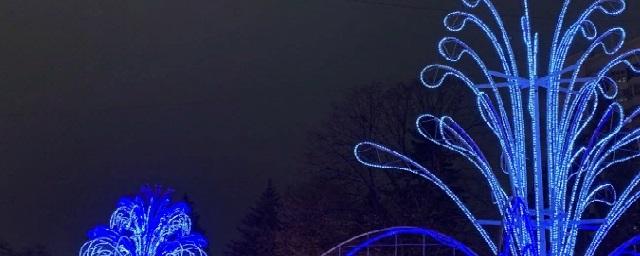 Световой новогодний фонтан в Самаре признан крупнейшим в Европе