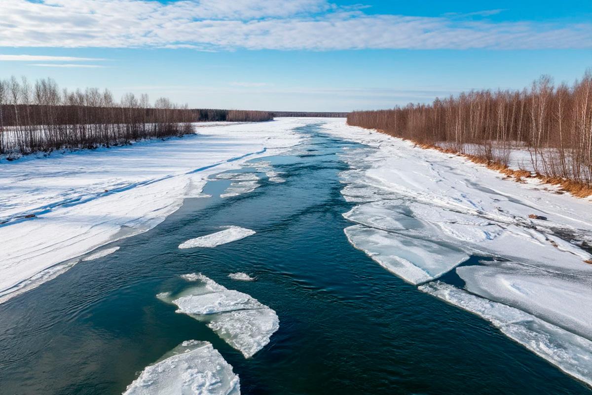 Ледоход на Оби приближается к ХМАО: прогнозы и подготовка экстренных служб