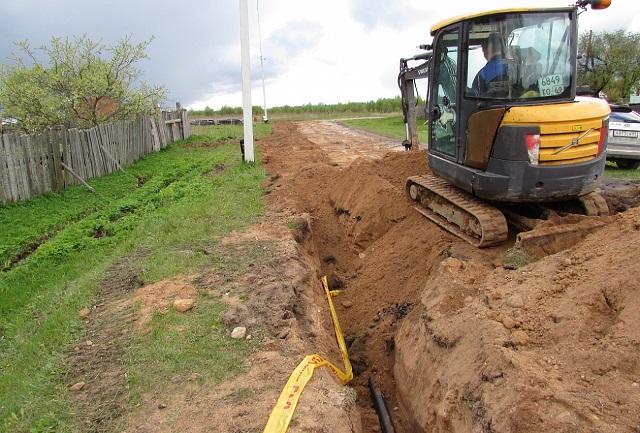 В Оленино Тверской области стартовали работы по строительству внутрипоселковых газовых сетей