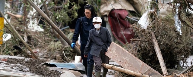 В Японии жертвами тайфуна «Хагибис» стали 67 человек