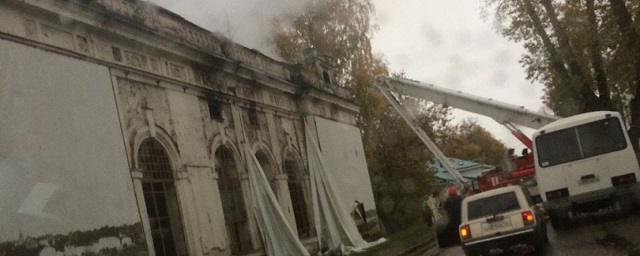 В Костроме произошел пожар в доме XIX века
