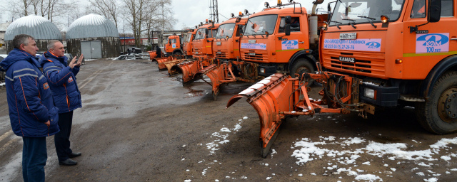 Костромские дорожники вступили в борьбу с выпавшим снегом