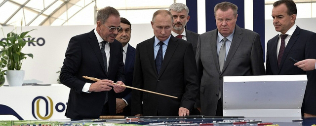 Президент России Владимир Путин посетил Тамань