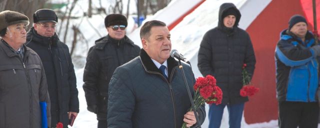 Лиманов принял участие в митинге ко Дню героев Отечества