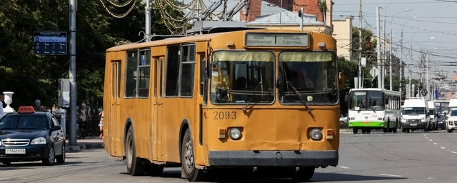 В Рязани на время перенесут конечную остановку троллейбуса №1