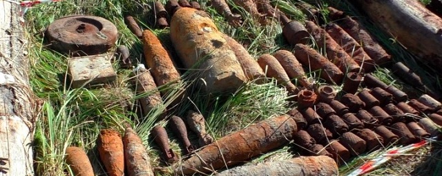 В Калужской области нашли почти 50 боеприпасов времен ВОВ