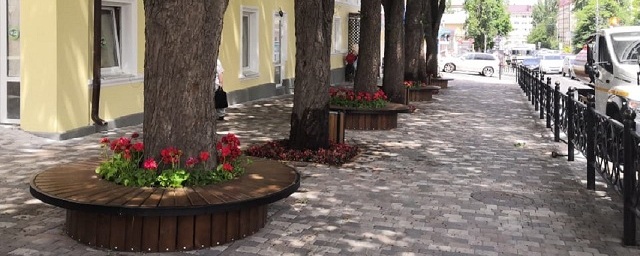 В Ставрополе на месте цветочного павильона появился сквер