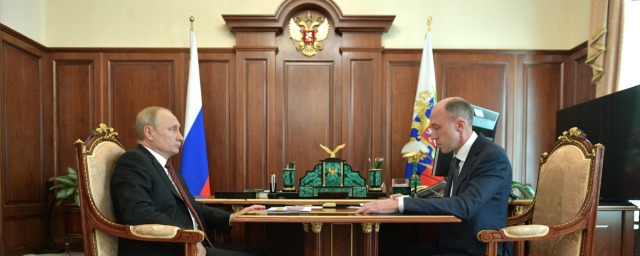 Путин встретился с врио главы республики Алтай Хорохординым